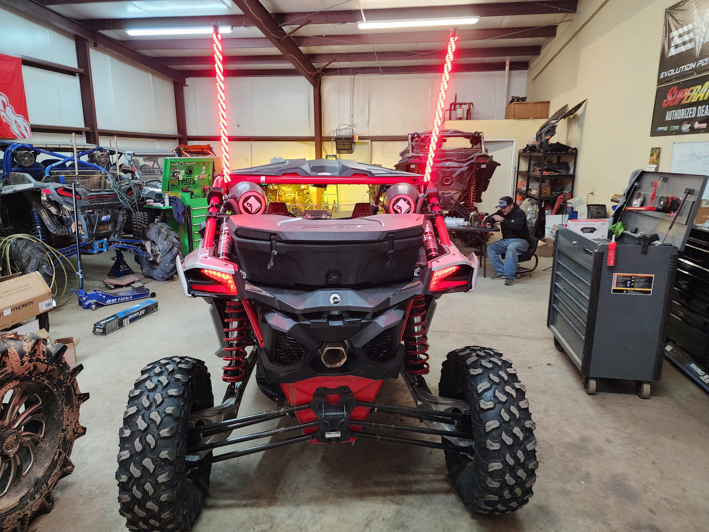 Woody's Lights - Cyclone Whips - 3ft - Pair - LEVEL 3