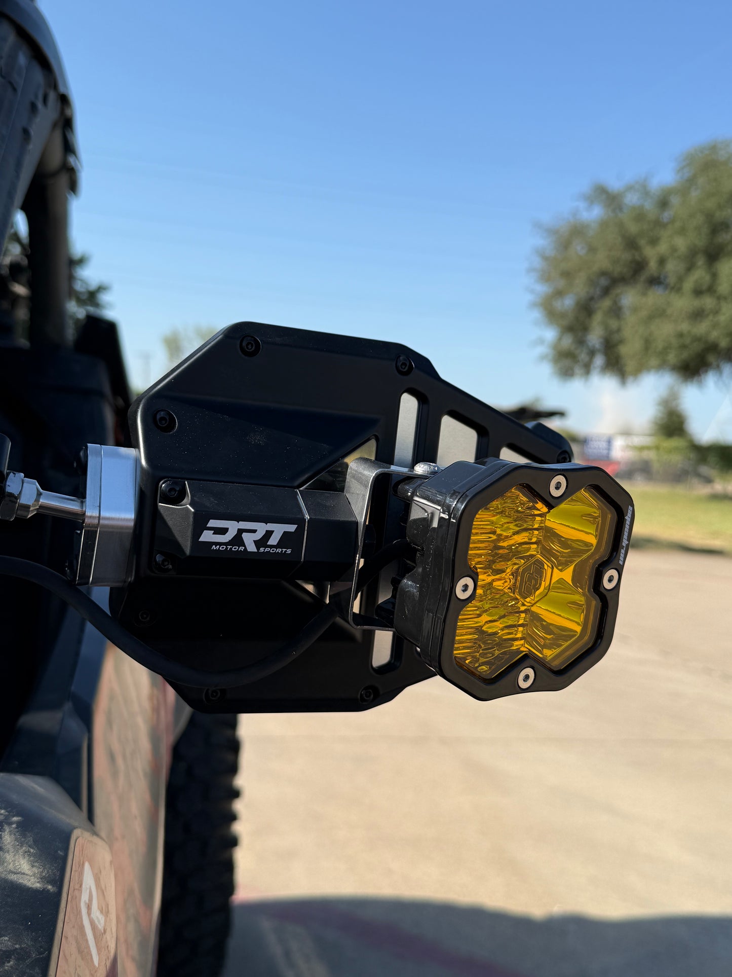 Tactical Convex Side Lighted Mirror Combo