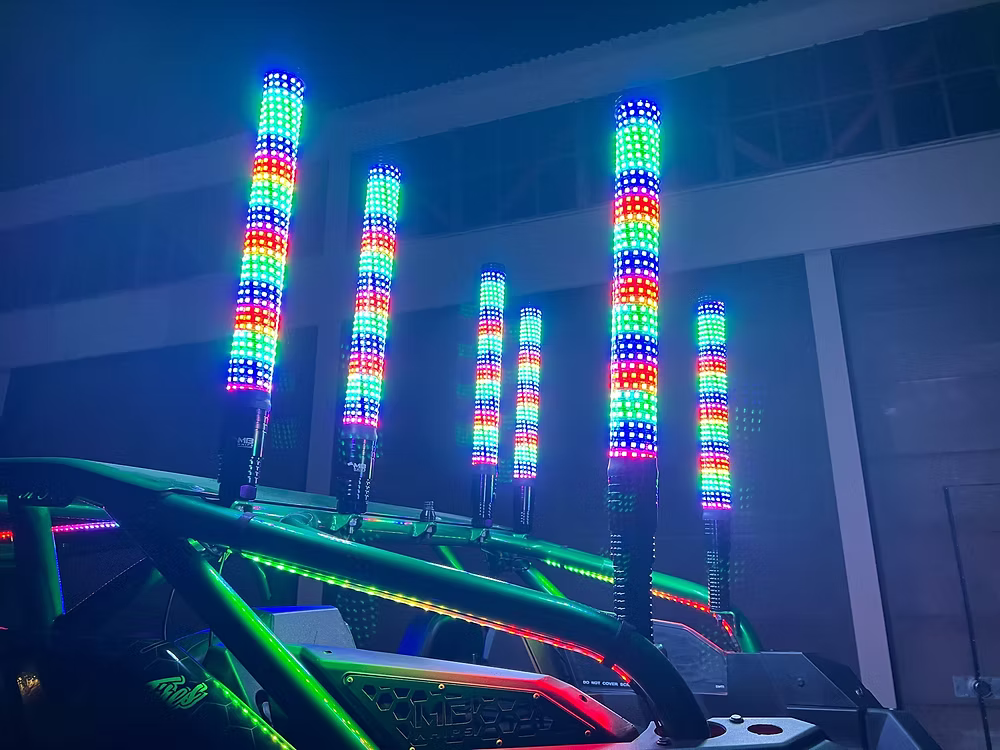 MB Whips- LED Lights