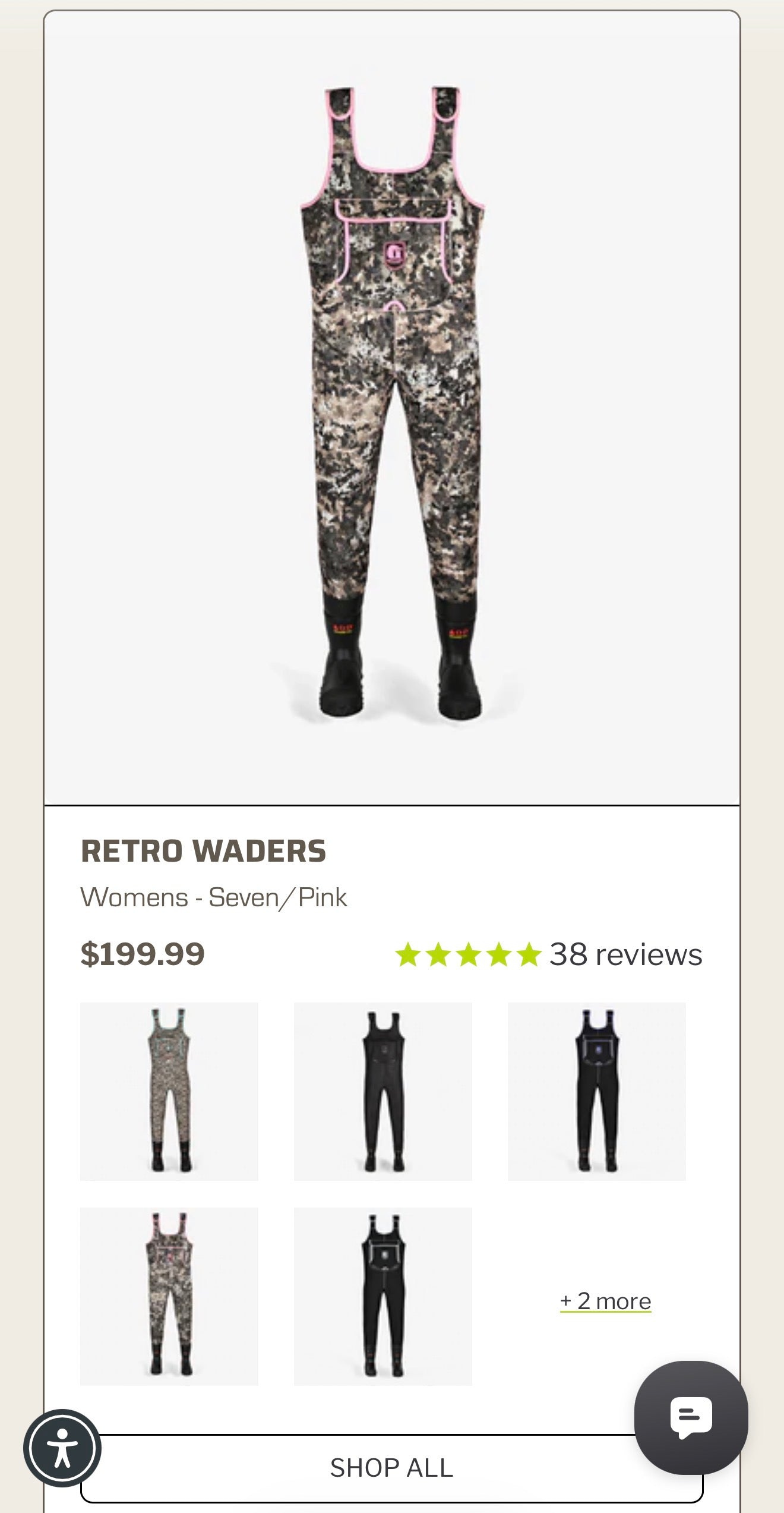 Womens- Retro Waders- Seven/Pink