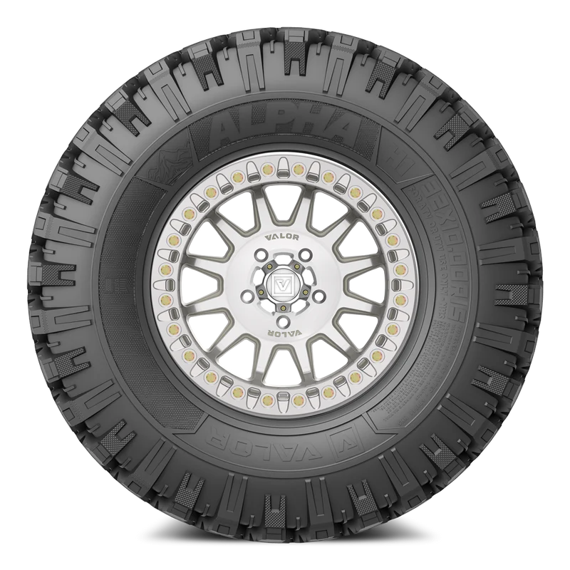 Valor Offroad Alpha on 15x7 V09 RM UTV Wheel and Tire Kit (set of 4)