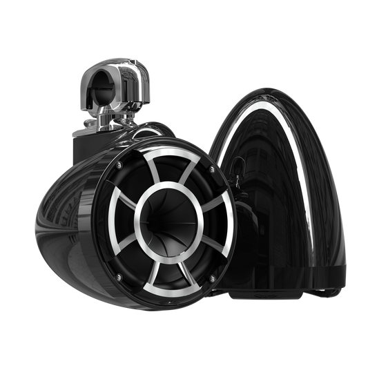 REV8™ Black V2 | Wet Sounds Revolution Series 8" Black Tower Speakers