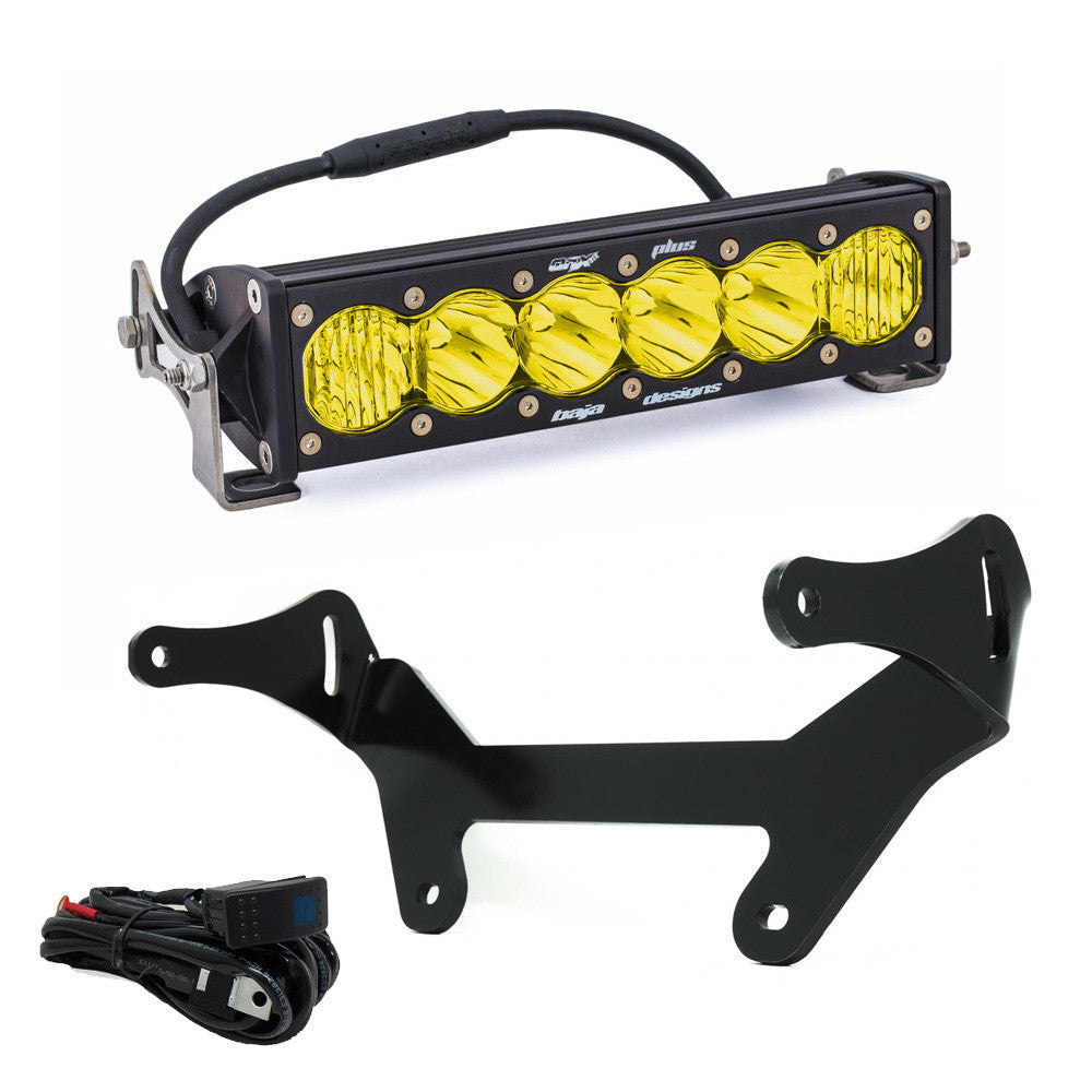 BAJA Can-Am OnX6+ LED 10 Inch Shock Mount Light Bar Kit - Can-Am 2017-24 Maverick X3