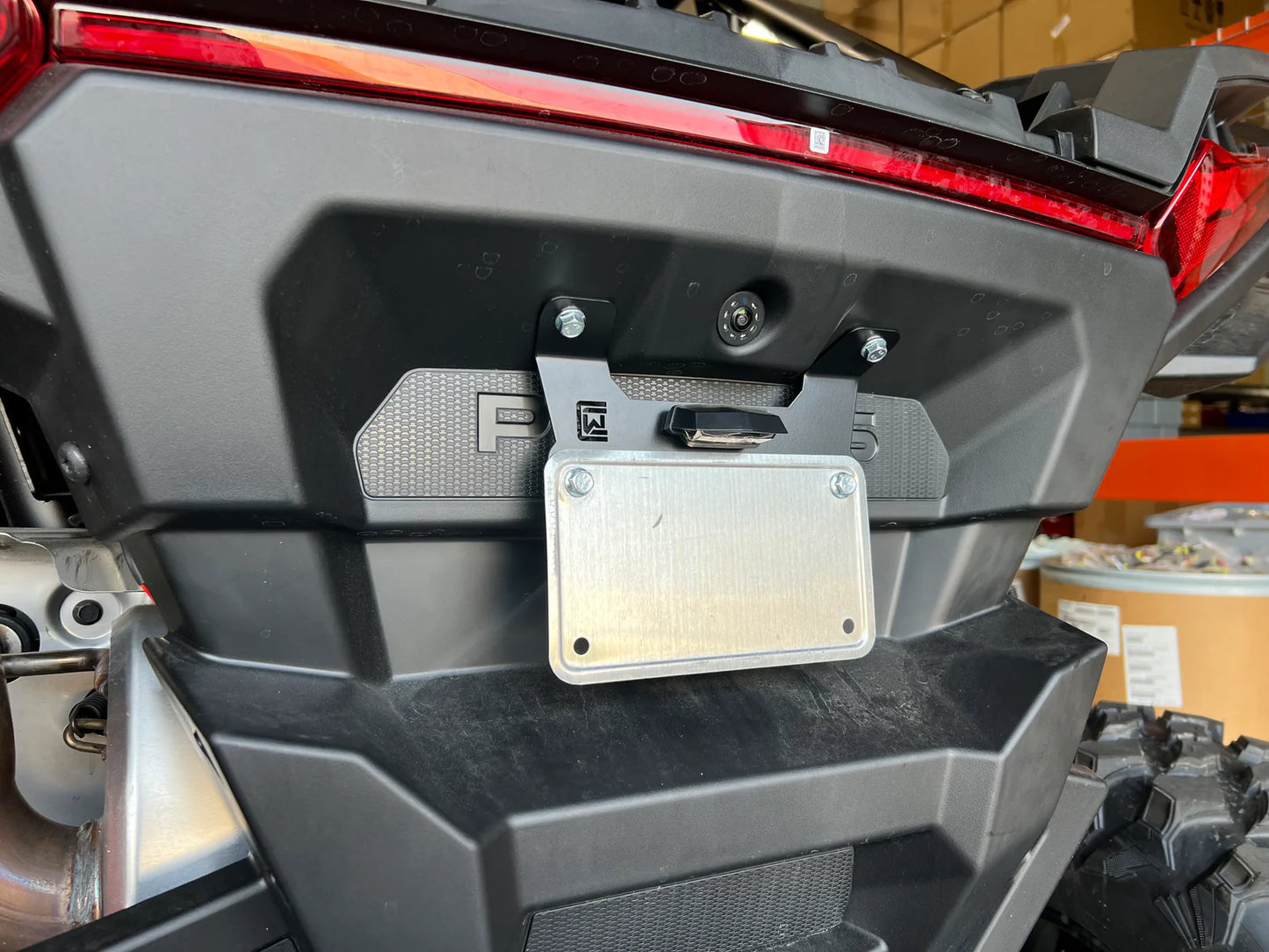 Corbin Custom Works-License Plate Brackets / Lights