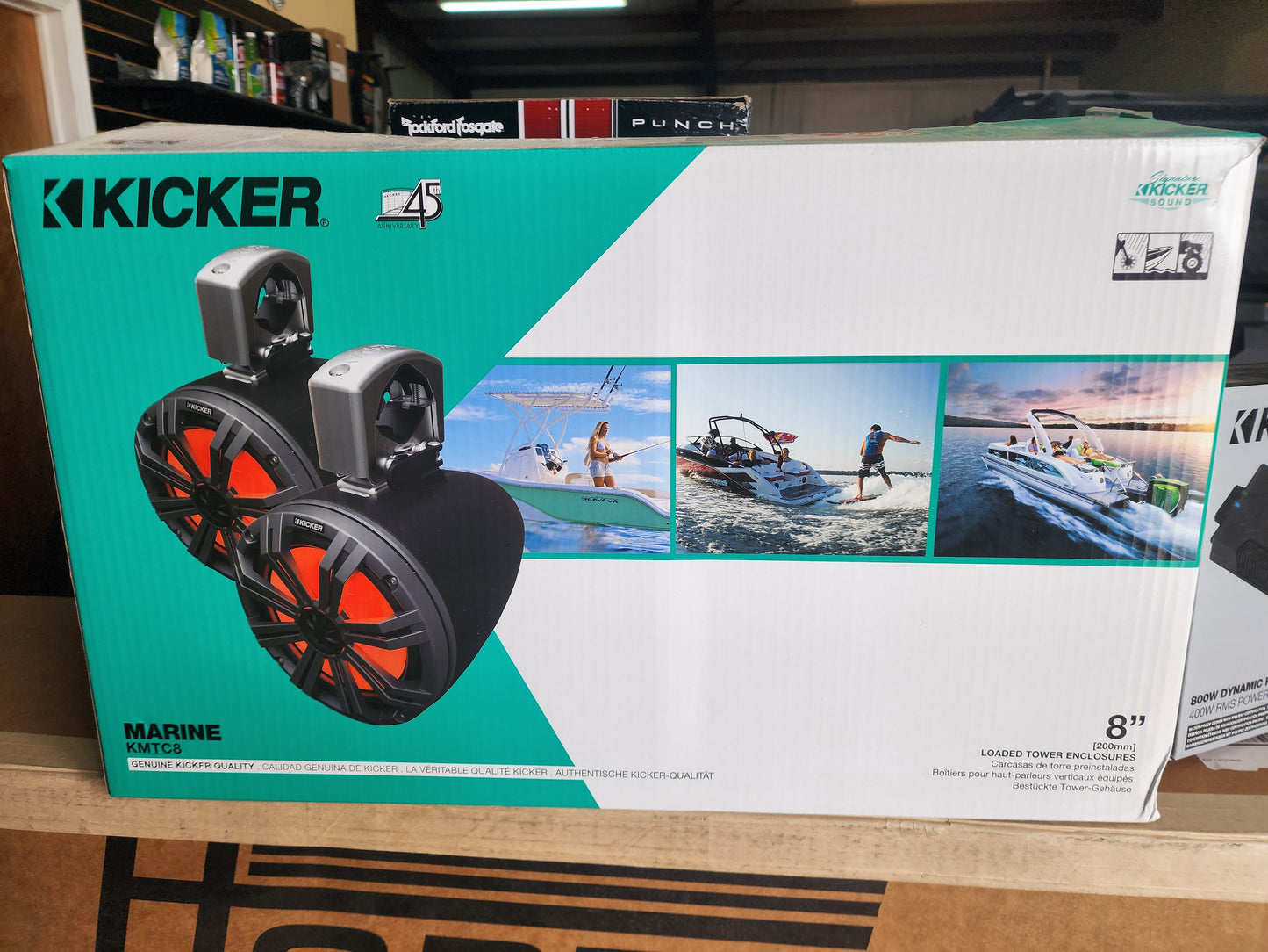 Kicker KMTC8 8" Tower Speakers