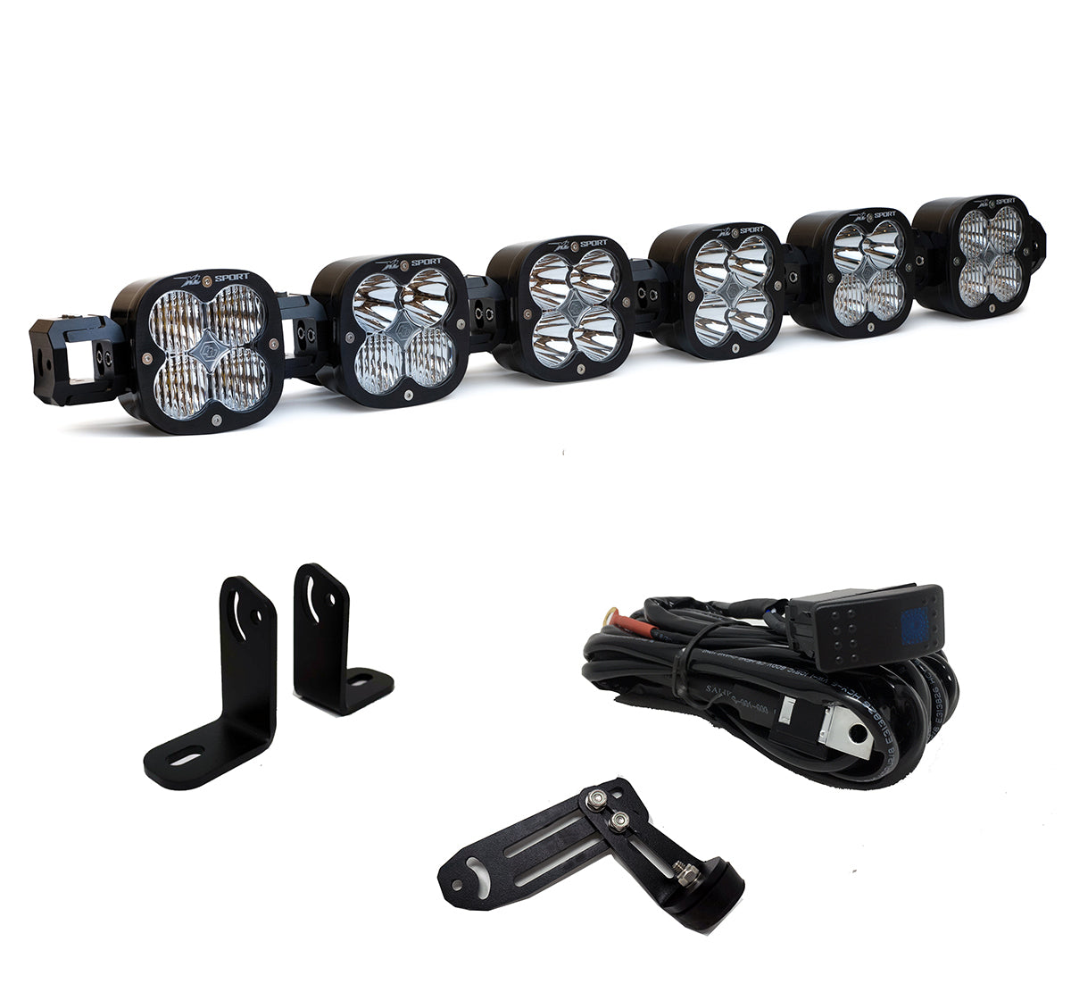 Baja Designs - XL Linkable Roof Mount Light Kit - Polaris 2020-2026 RZR Pro XP; 2024 RZR Turbo R