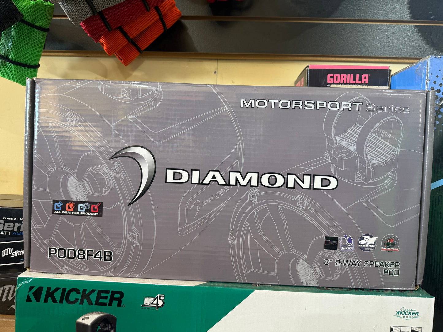 Diamond Audio- 8" 2-way speaker pods