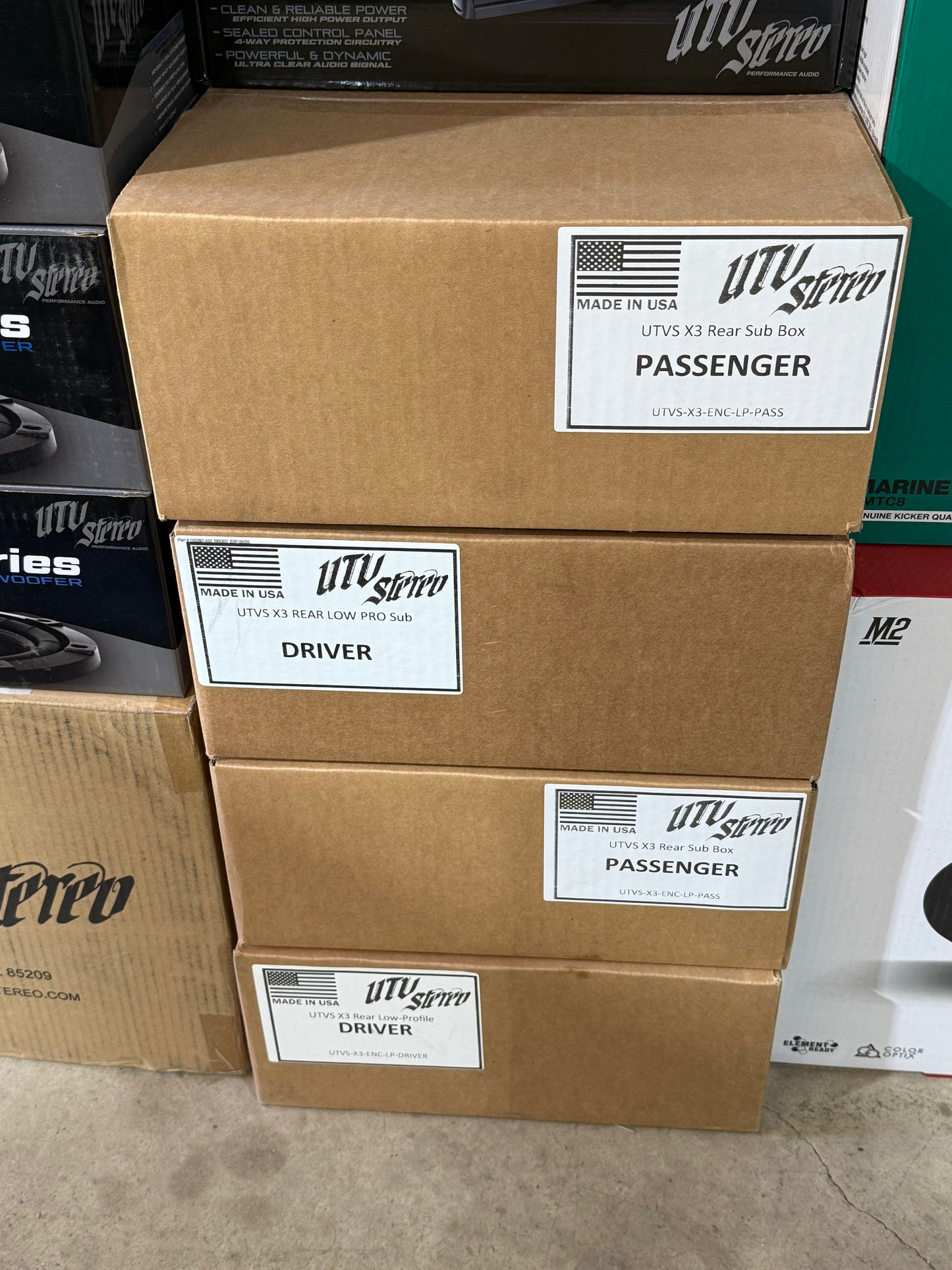 UTV Stereo- Rear low PRO sub