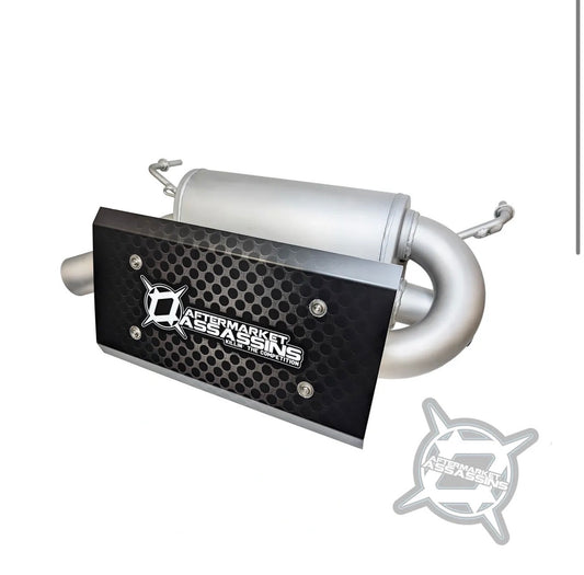 Aftermaket Assassins AA Dual Suppressor Slip-On Exhaust for '24+ RZR XP 1K