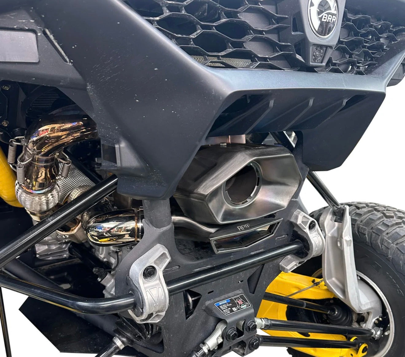 RPM Can-Am Maverick R 3" E-Valve Mid Pipe / Electronic Dump Valve