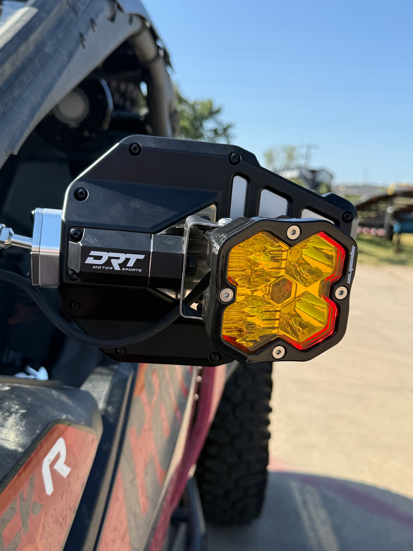 Tactical Convex Side Lighted Mirror Combo