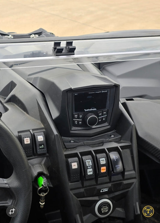 Rockford Fosgate Can-am X3 Upper Dash Radio Mount