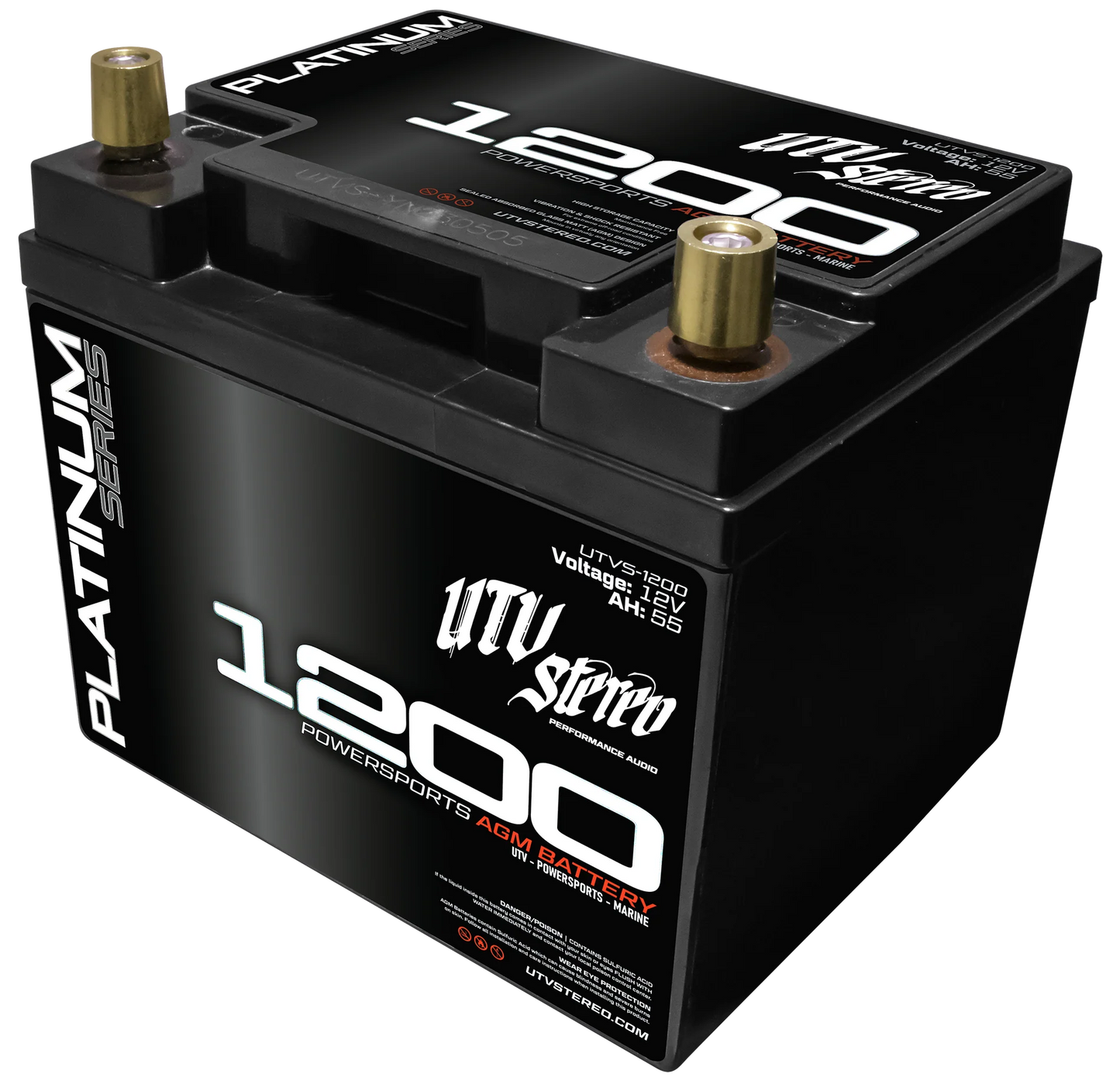 UTV Stereo Platinum Series AGM 1200 Battery | UTVS-1200