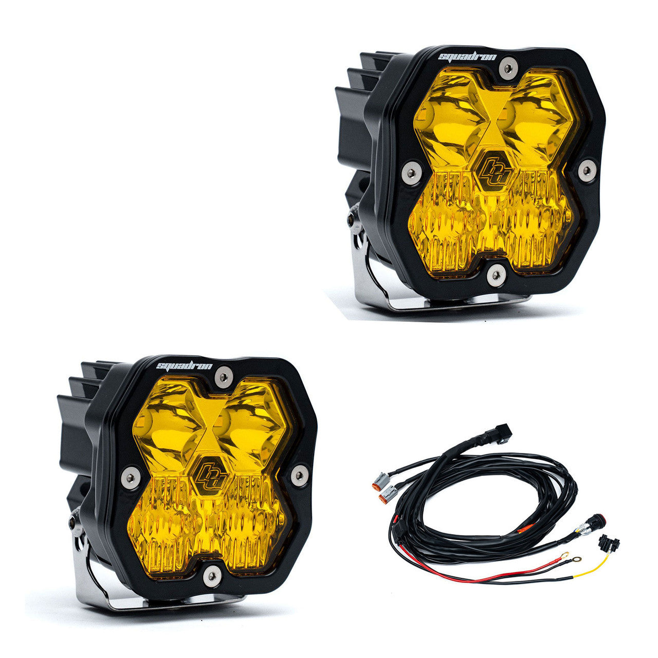 Baja Designs-SQUADRON 2.0 SPORT BLACK LED AUXILIARY LIGHT POD PAIR - UNIVERSAL