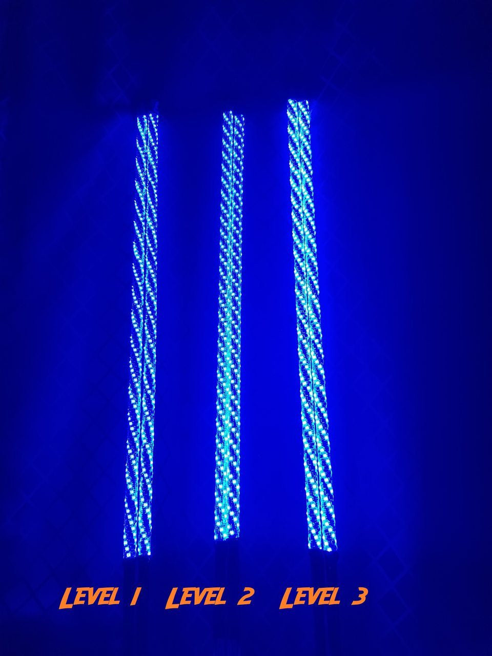 Woody's Lights Cyclone Whips - 2ft - Pair