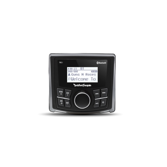 PMX-1 Punch Marine Grade Media Receiver with 2.3" Dot Matrix Display